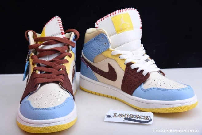 Official Maikesneakers Fearless SE Jordan 1 x Mid Air CU2803-200 Chateau Maison Rouge 0724